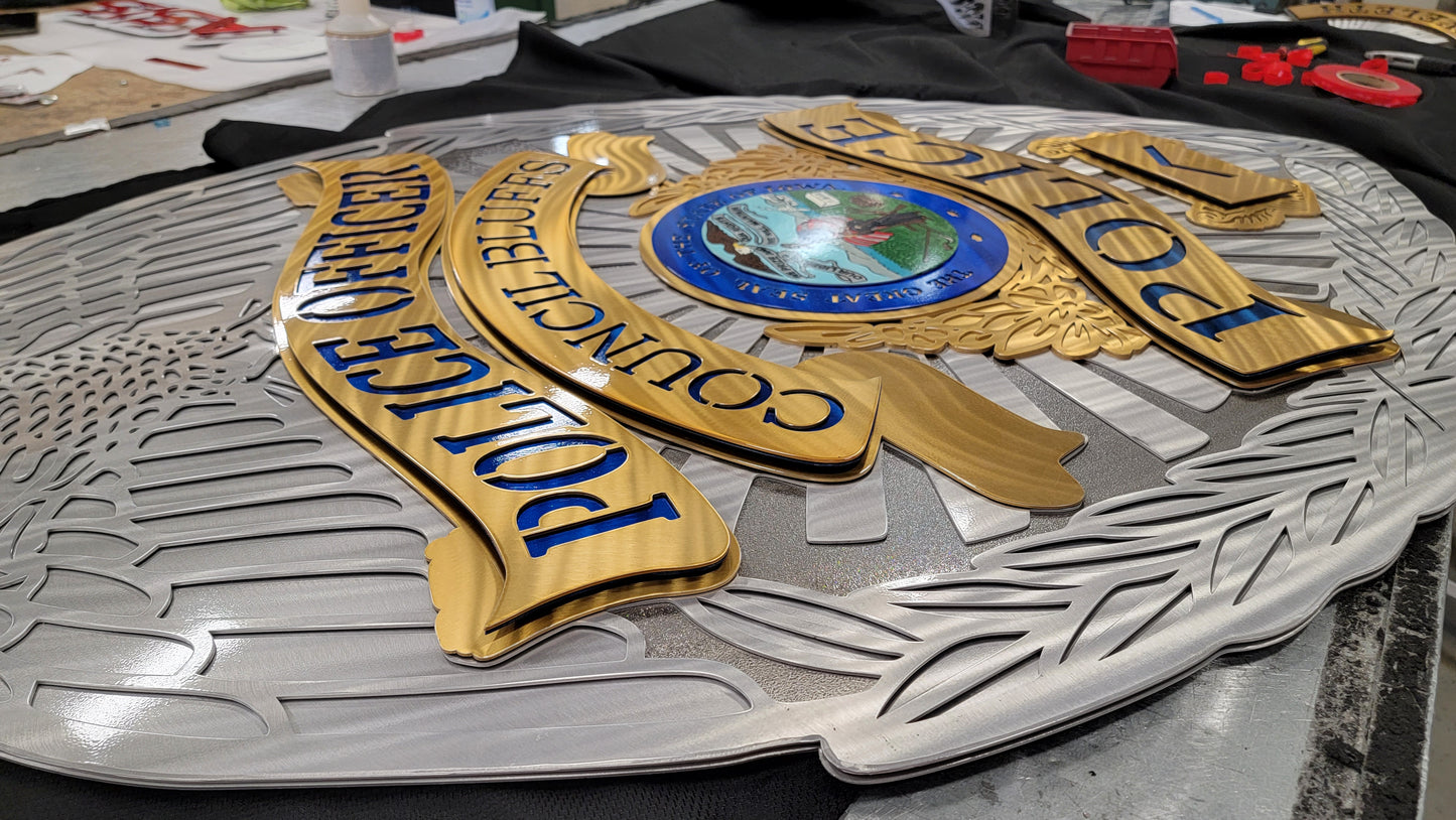 Council Bluffs Police Badge