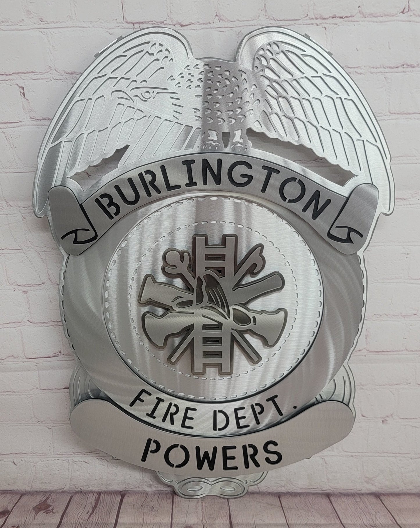 Burlington Fire Dept Badge