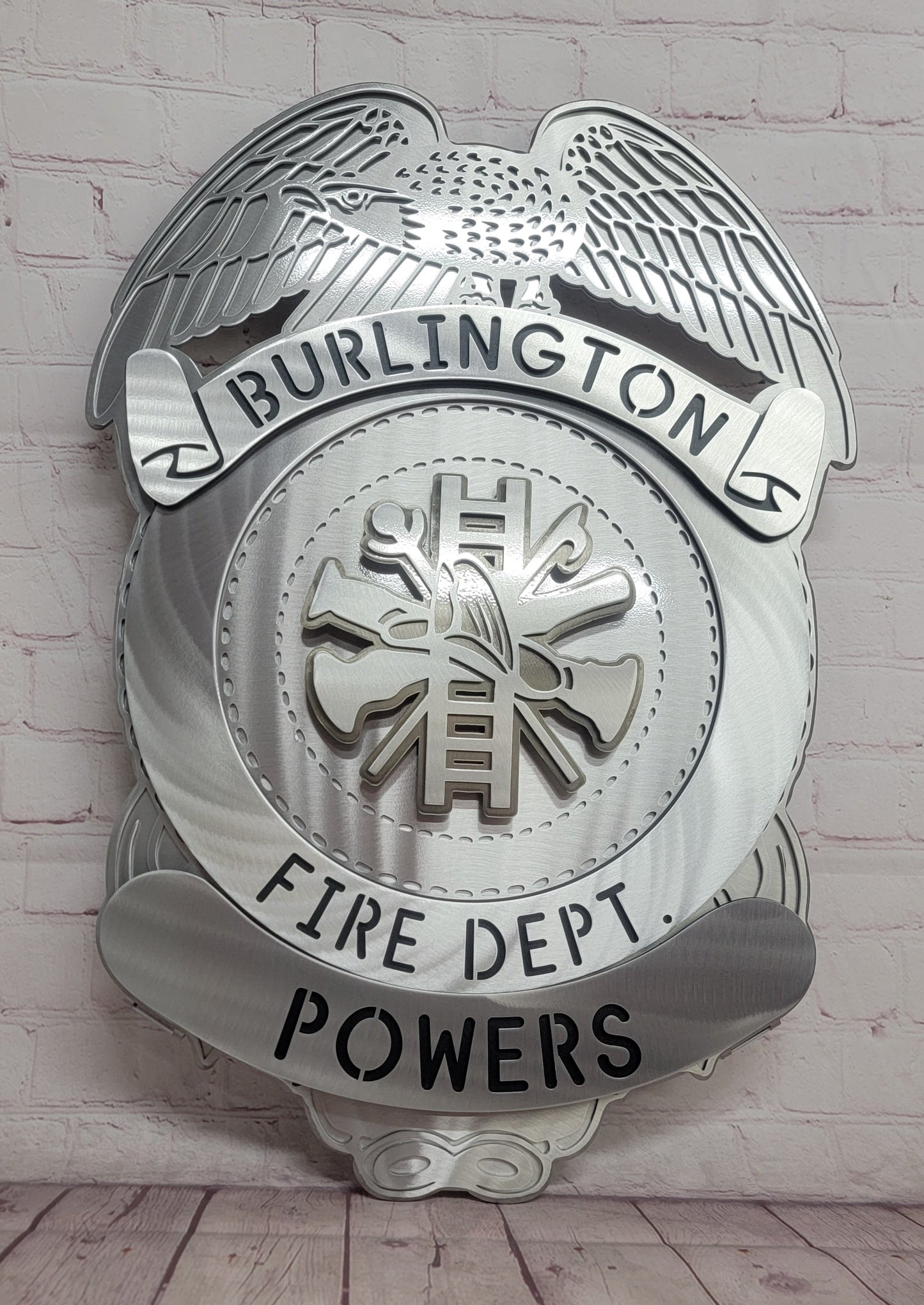 Burlington Fire Dept Badge
