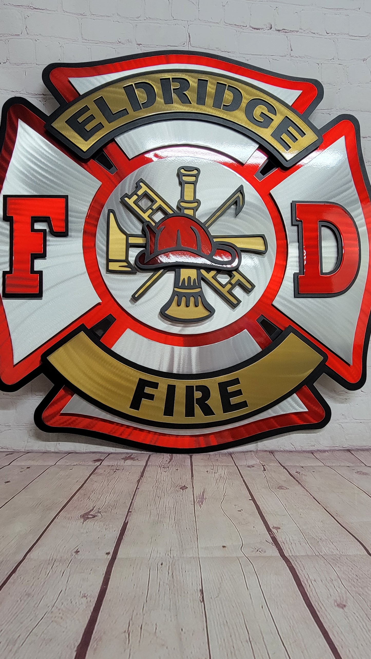 Eldridge Fire Maltese Shield