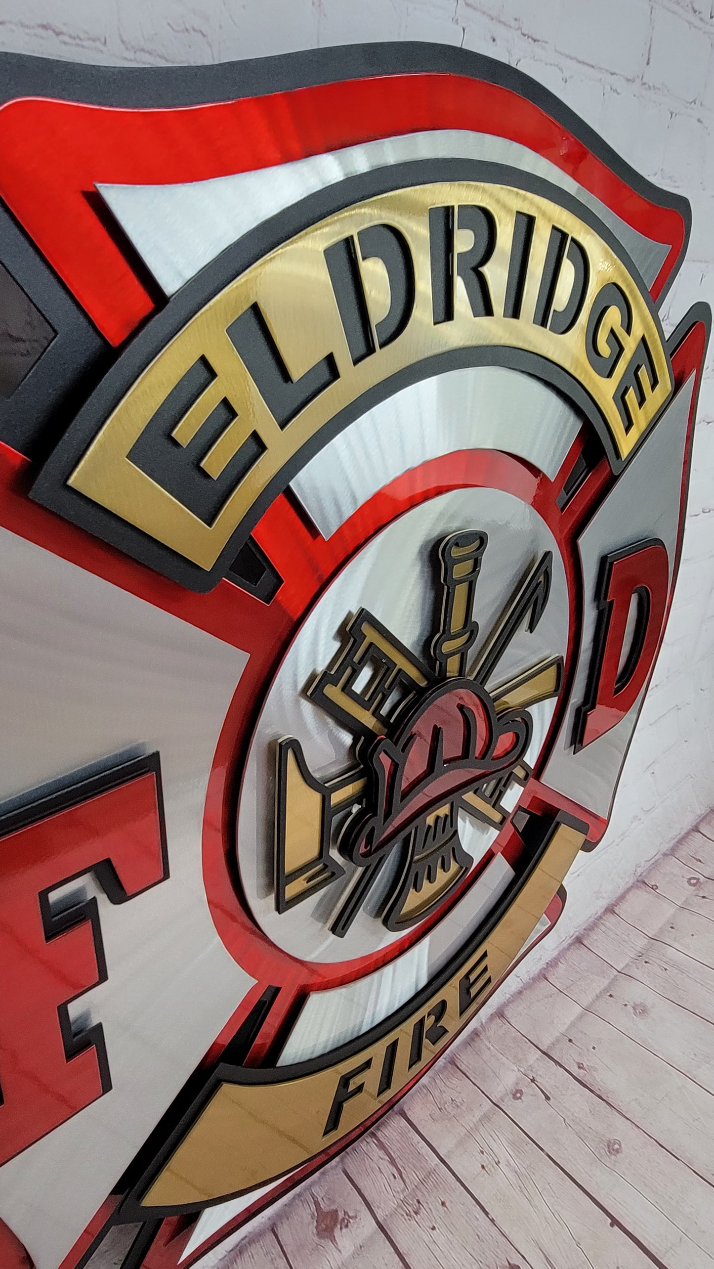 Eldridge Fire Maltese Shield
