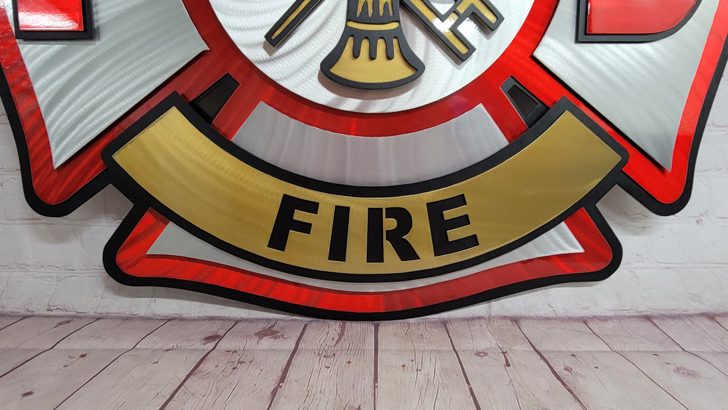 Eldridge Fire Maltese Shield