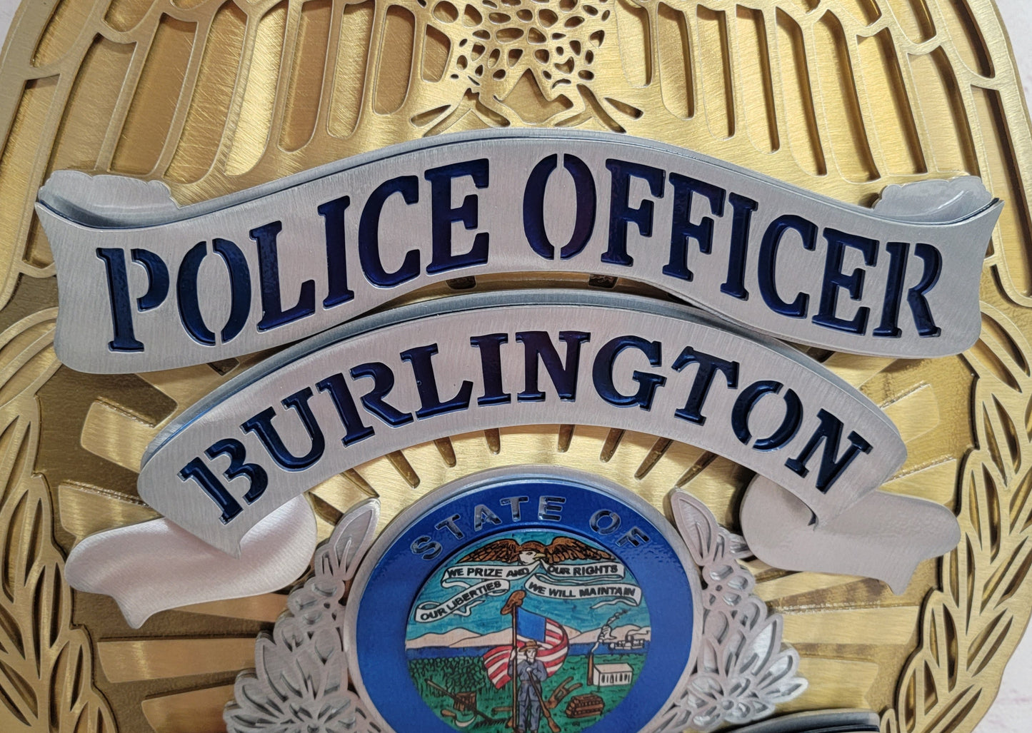 Burlington Police Badge