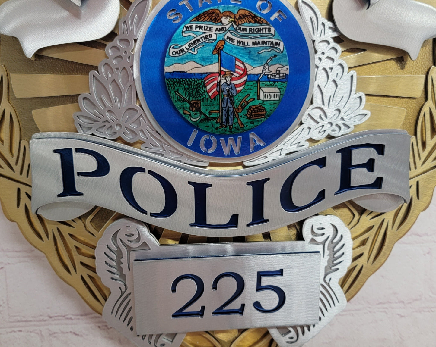 Burlington Police Badge