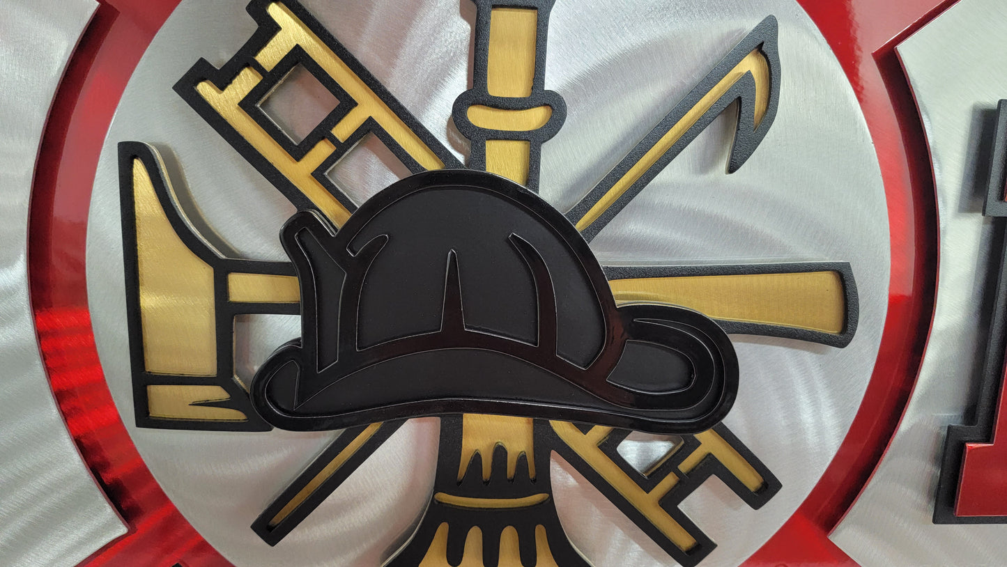 Moline Fire Department Maltese Shield