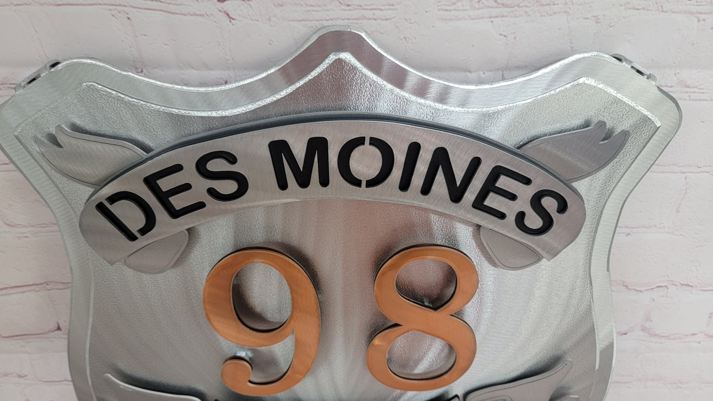 Des Moines Police Badge