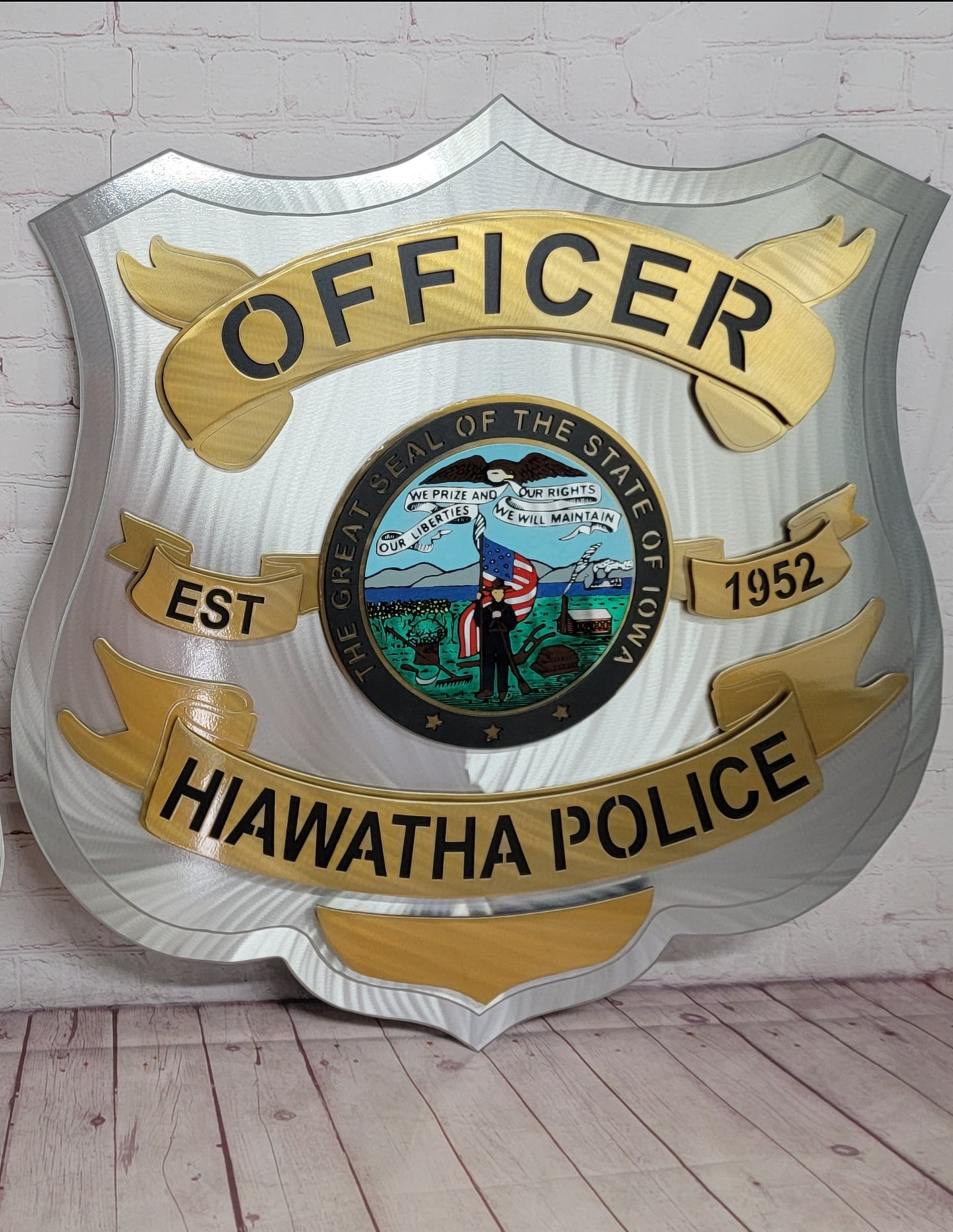 Hiawatha Police Badge
