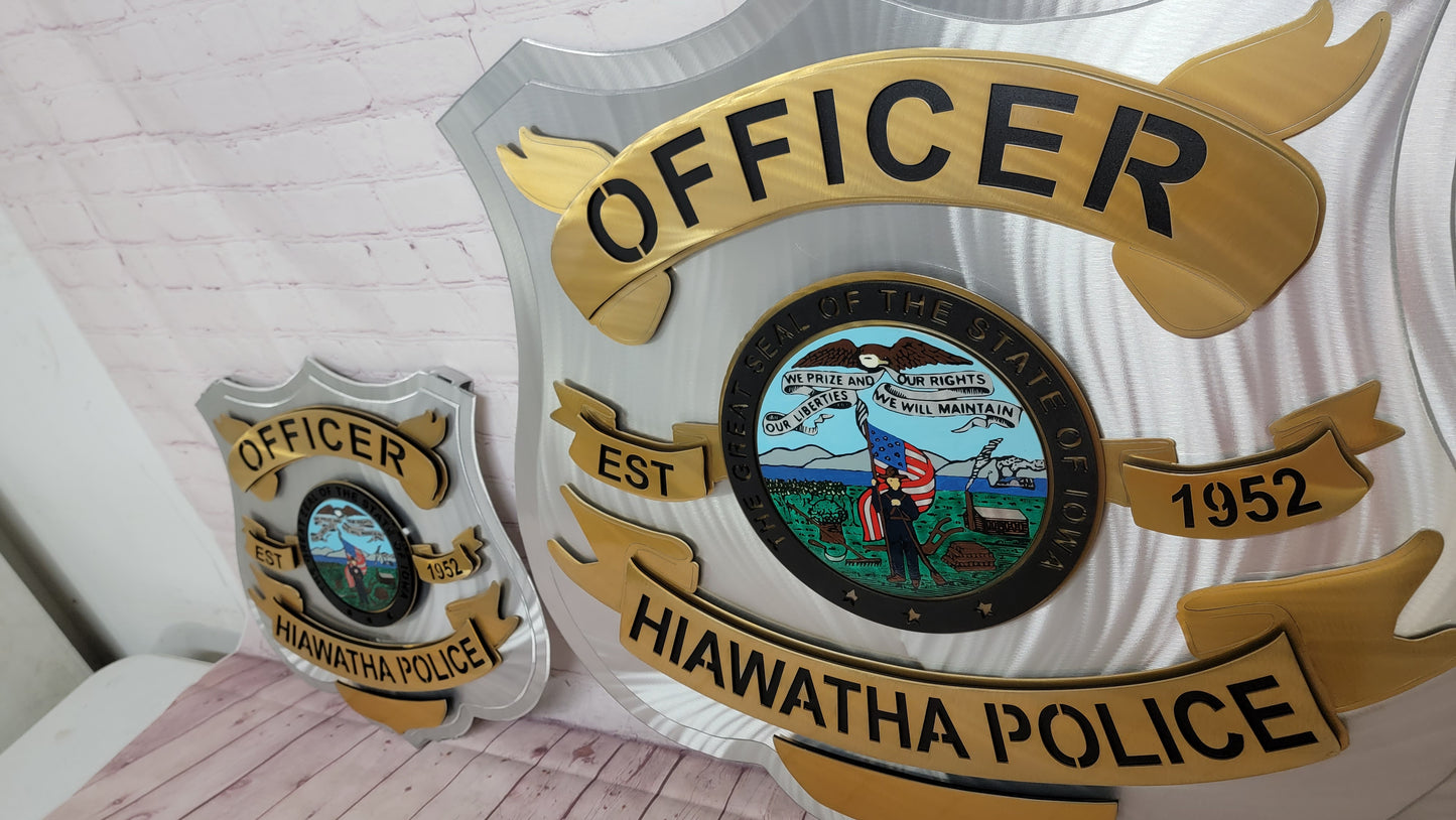 Hiawatha Police Badge