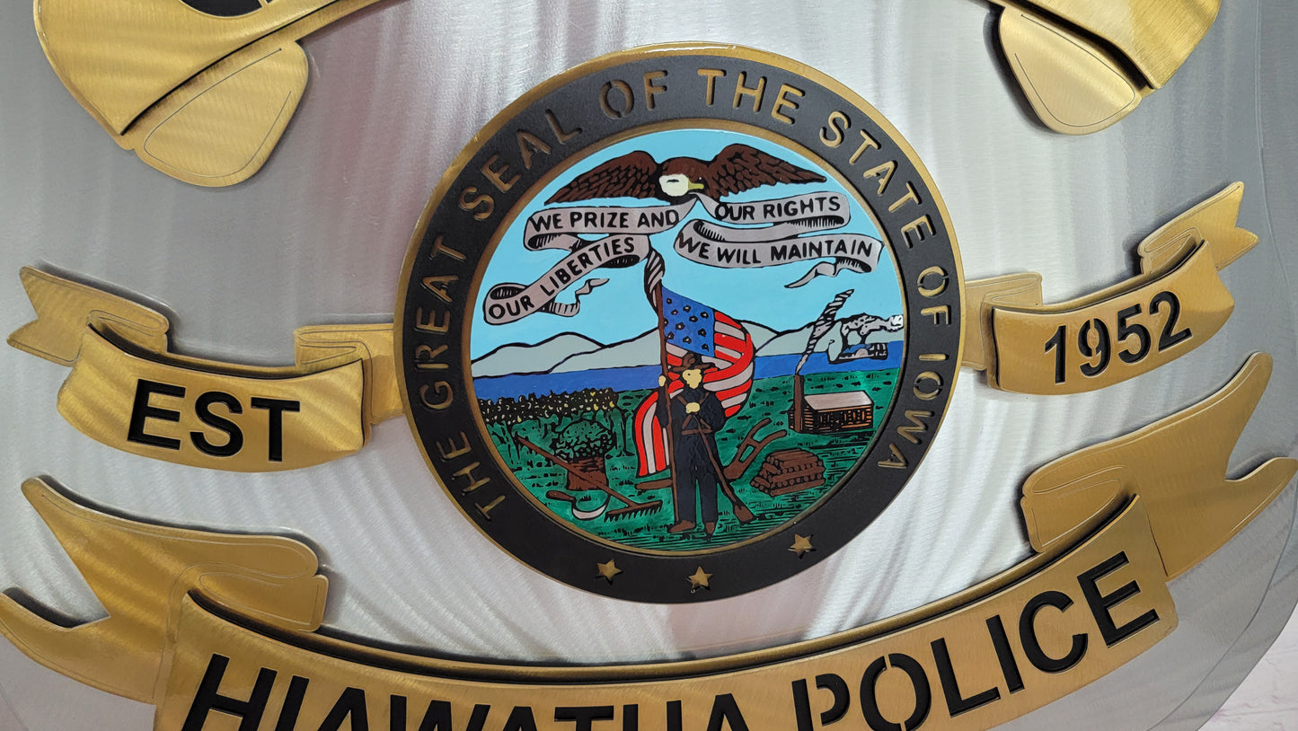 Hiawatha Police Badge