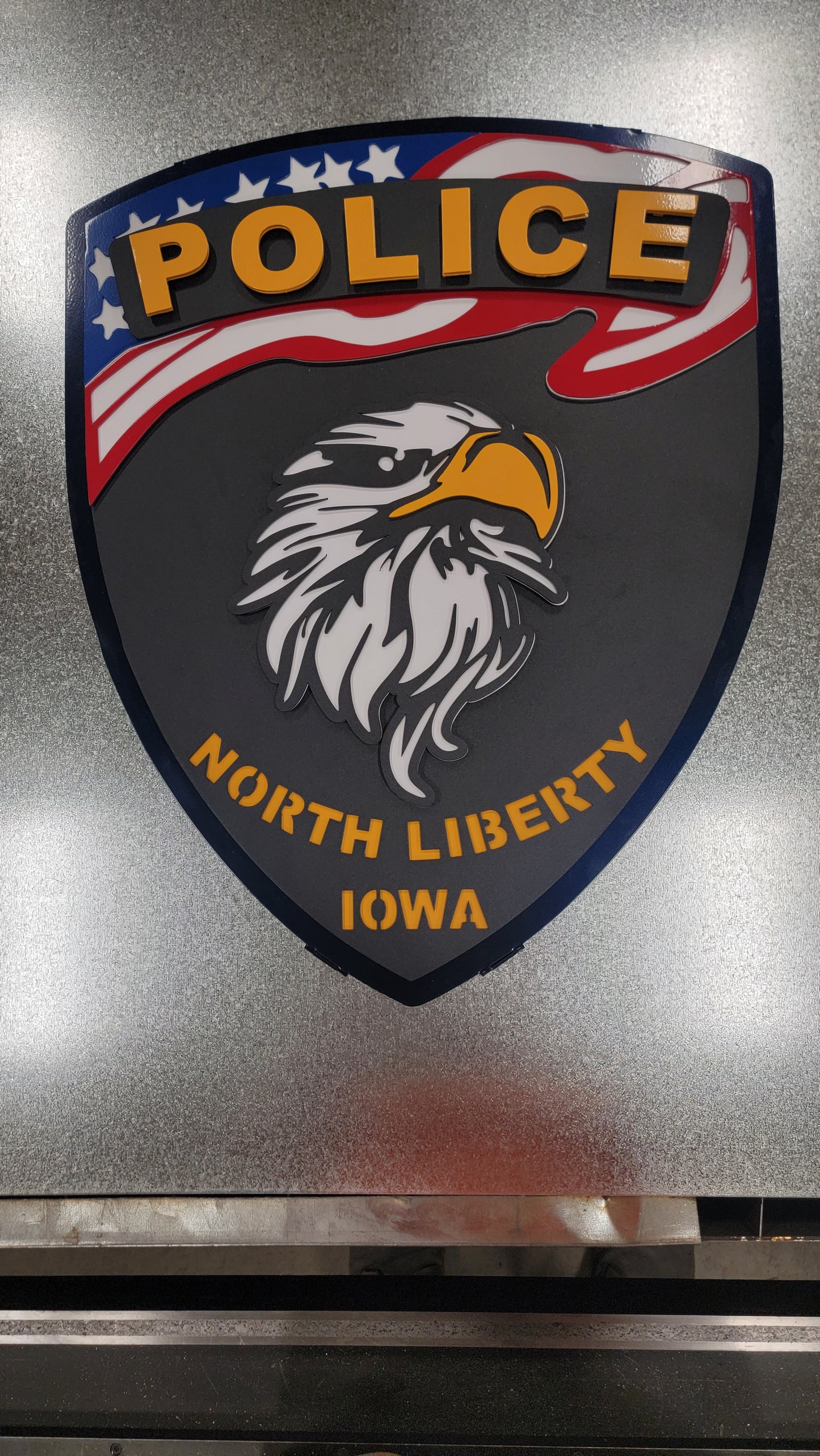 North Liberty Iowa Police Badge
