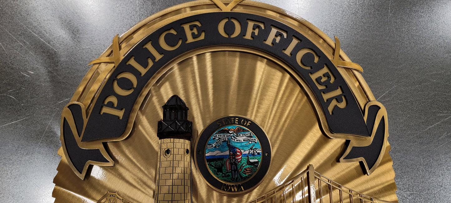 Clinton Police Department Badge