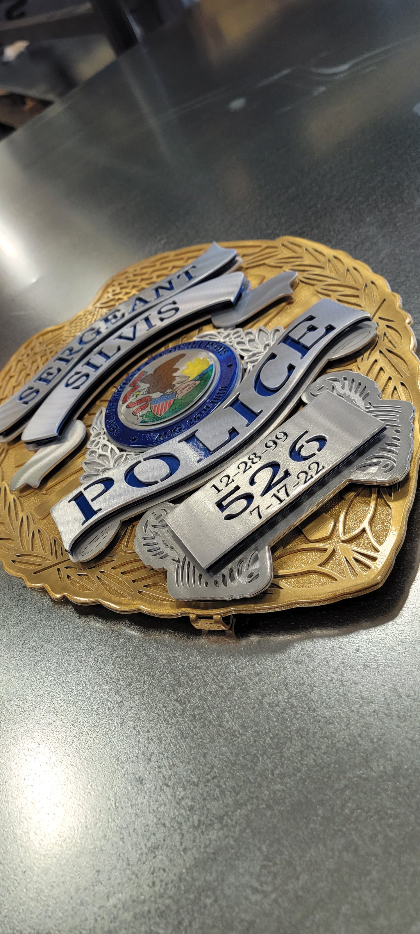 Silvis Illinois Police Badge