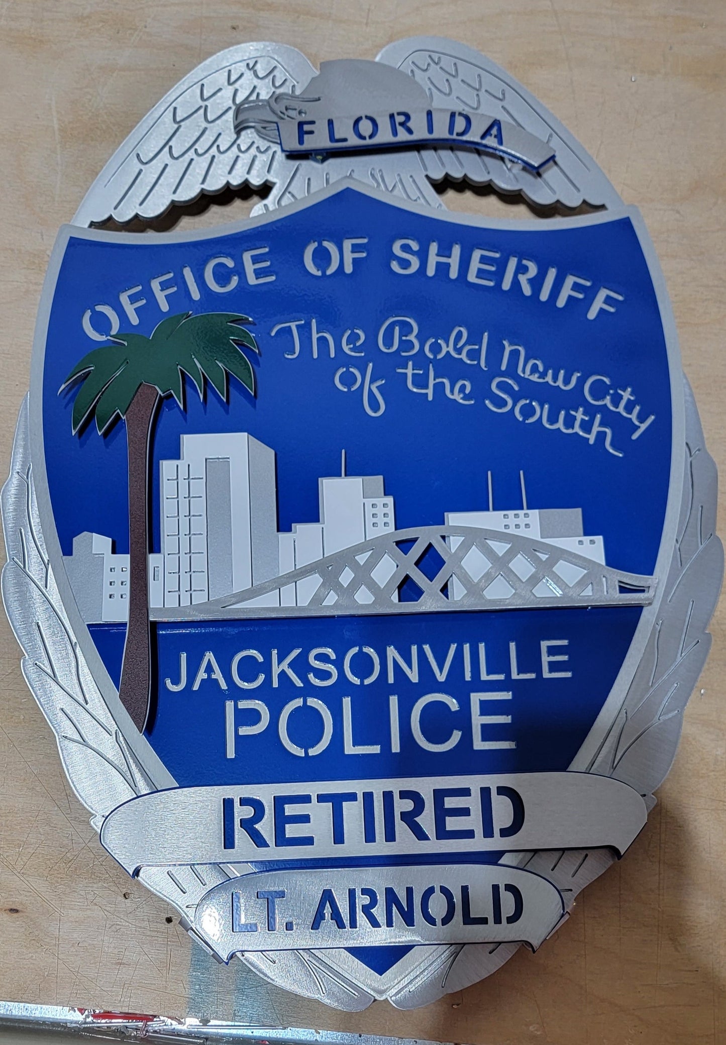 Jacksonville Florida Sheriff Badge