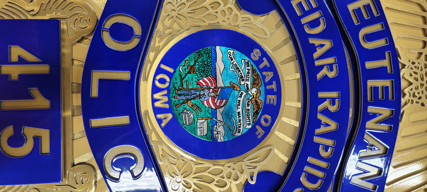Cedar Rapids Police Badge