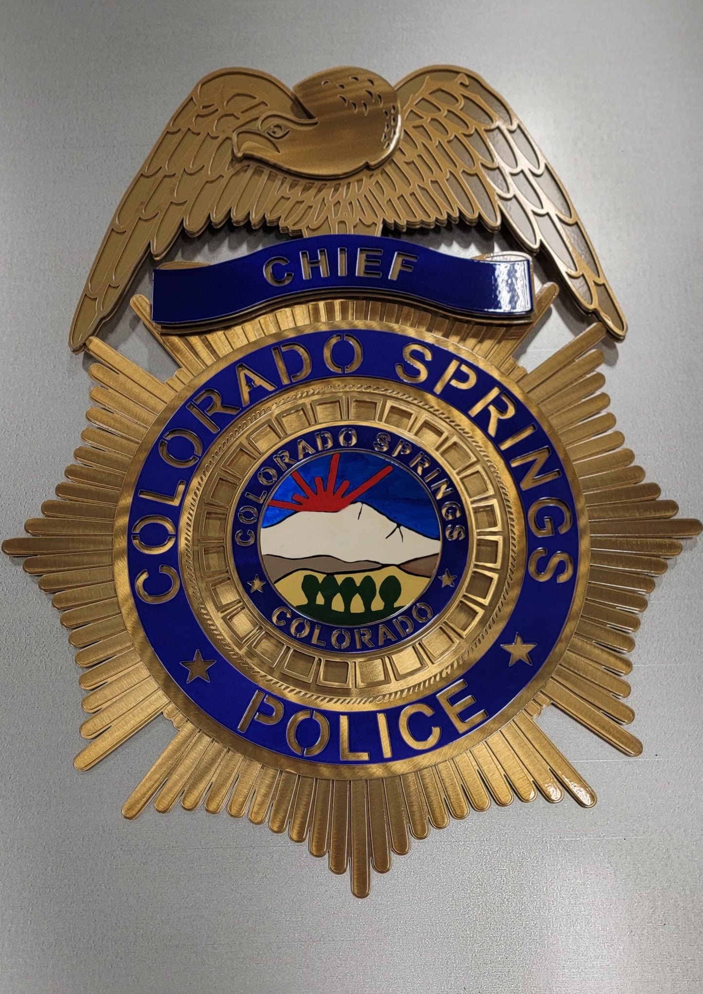 Colorado Police Chief Badge