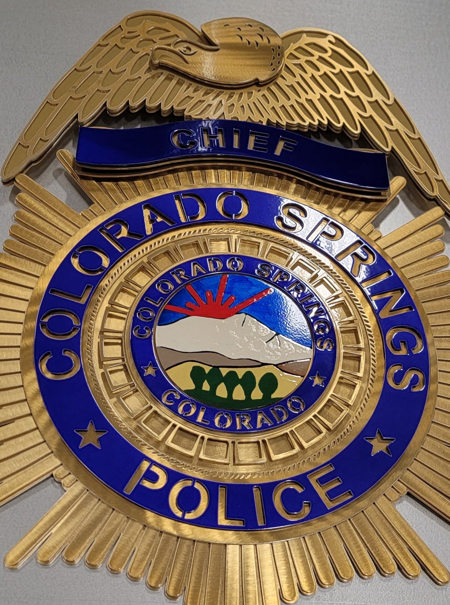 Colorado Police Chief Badge