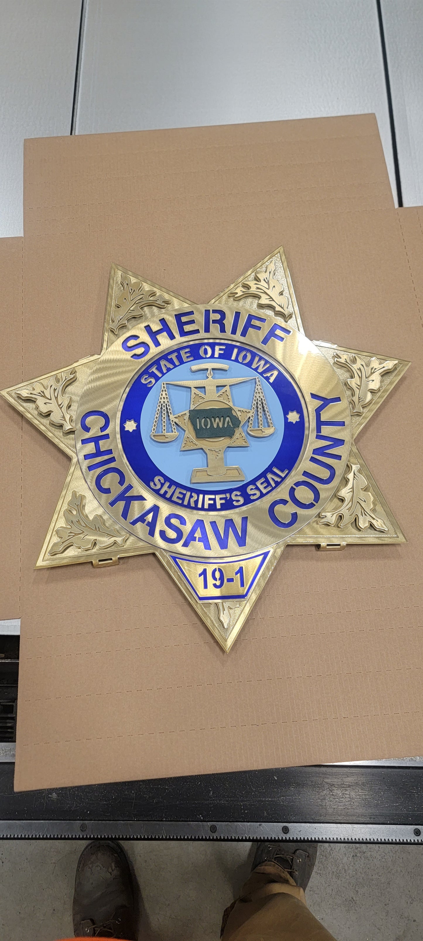 Chickasaw County Sheriff Star