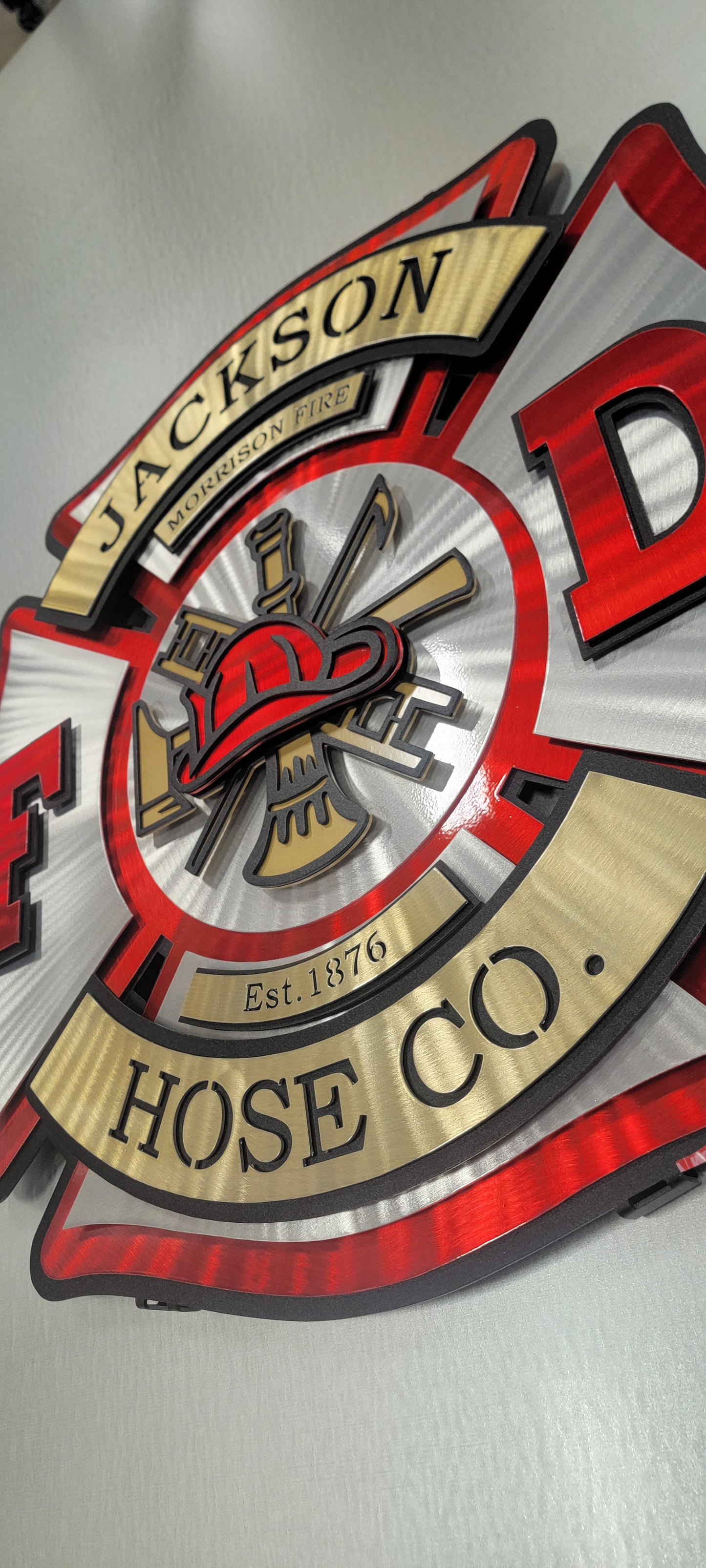 Morrison Fire Department Maltese Shield