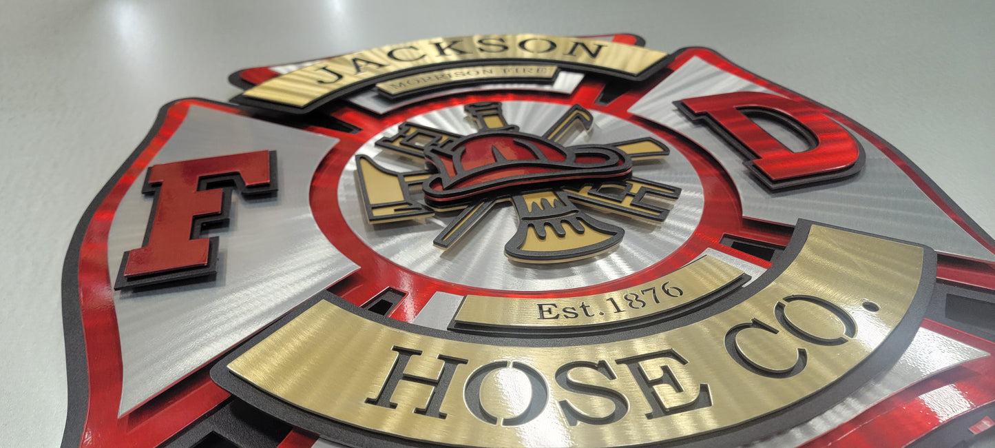 Morrison Fire Department Maltese Shield