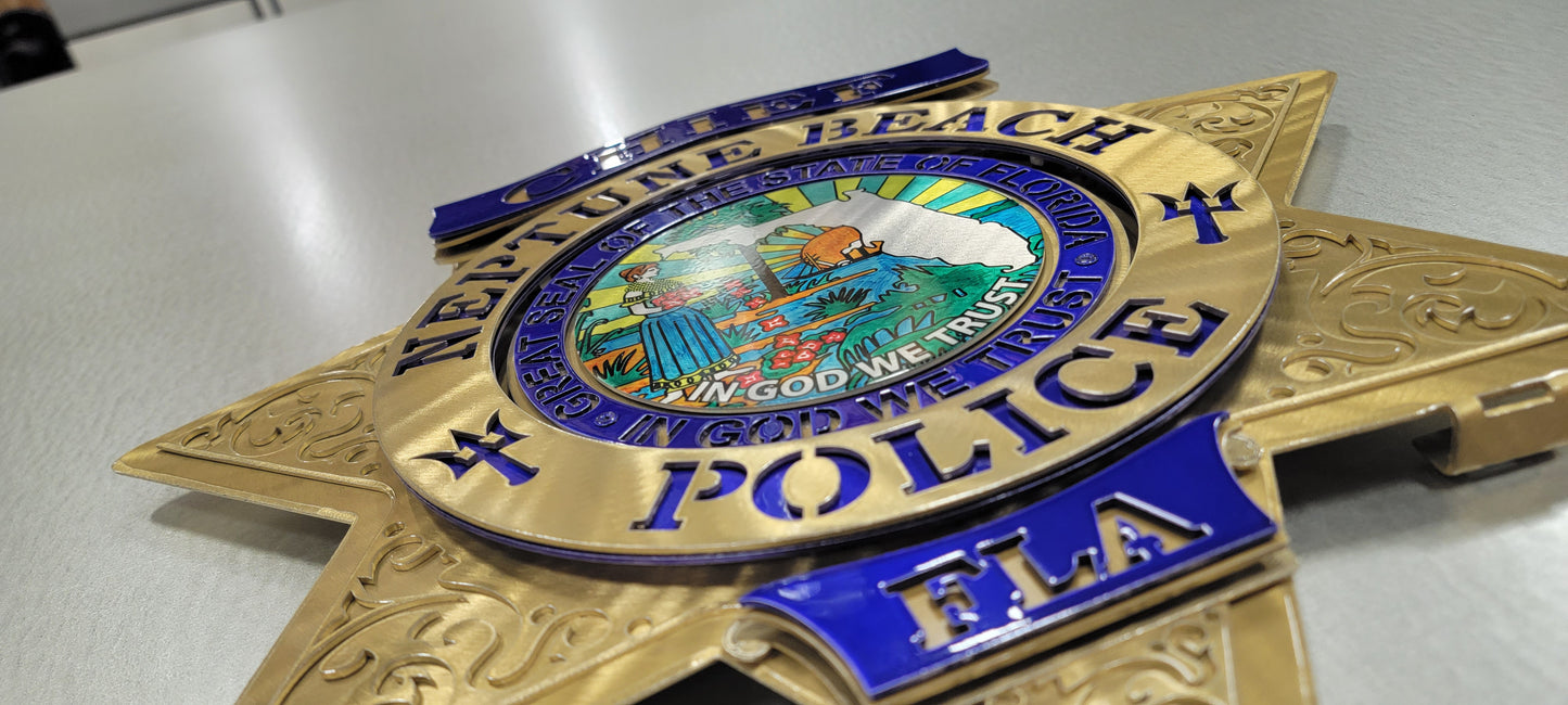 Neptune Beach Police Badge