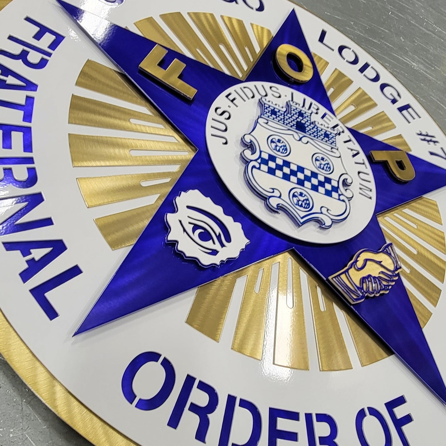 Chicago Fraternal Order Of Police Badge