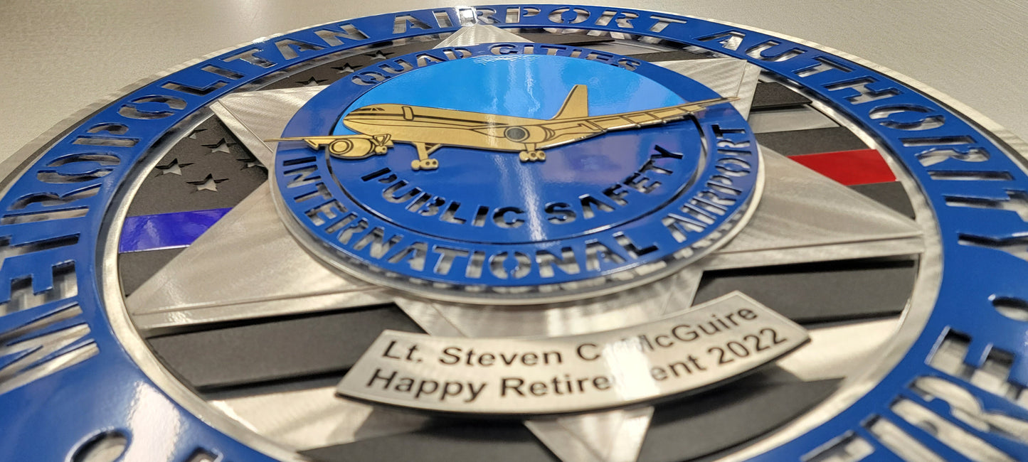 Metropolitan Airport Authority Badge