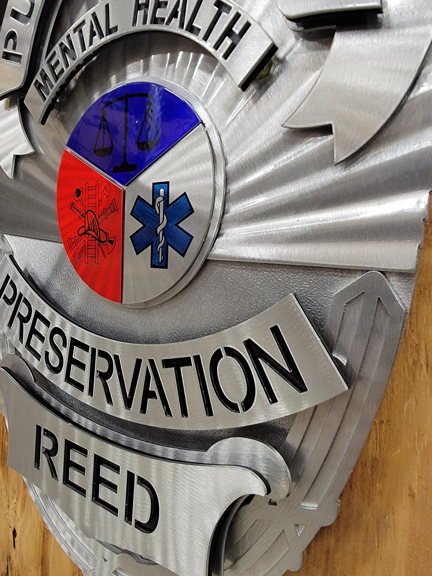 Reed Public Safety Mental Health Preservation Badge