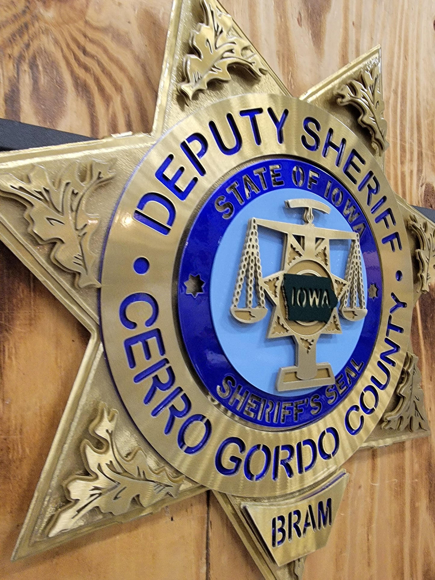 Cerro Gordo County Deputy Sheriff Star