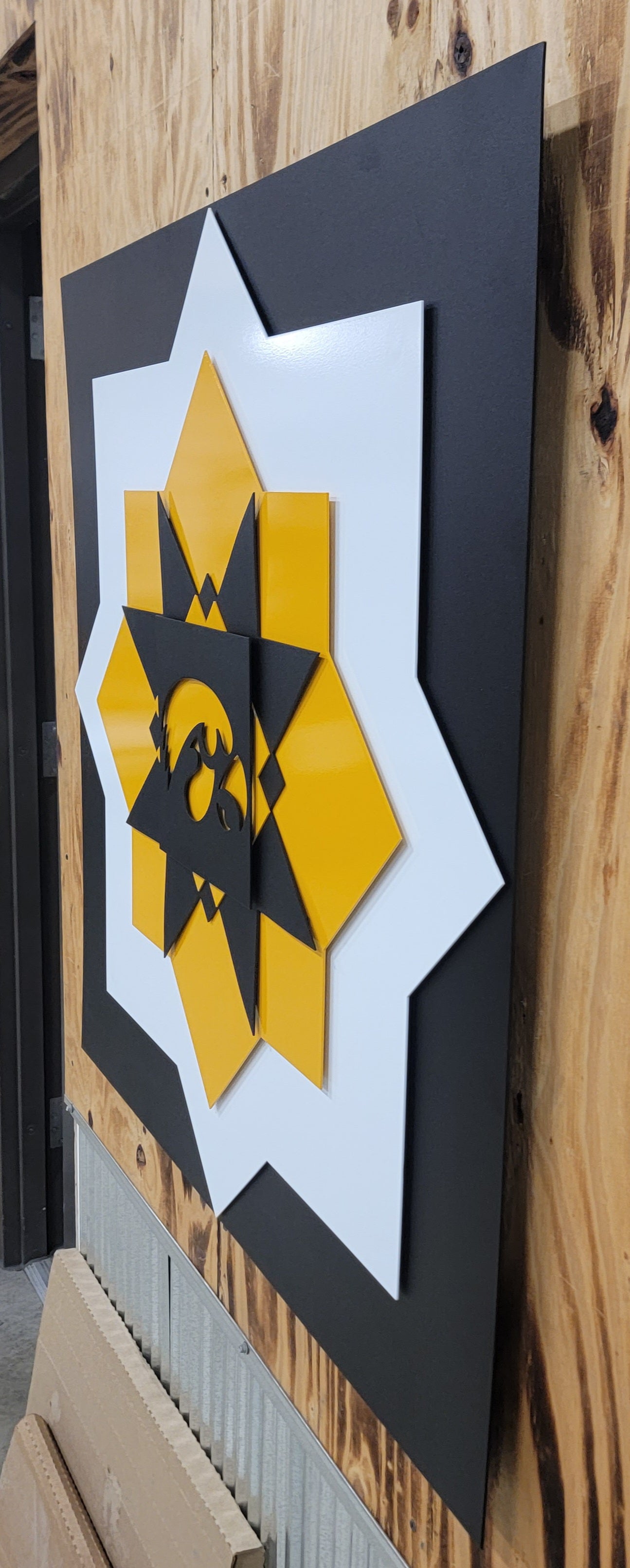 Iowa Hawkeyes Barn Quilt