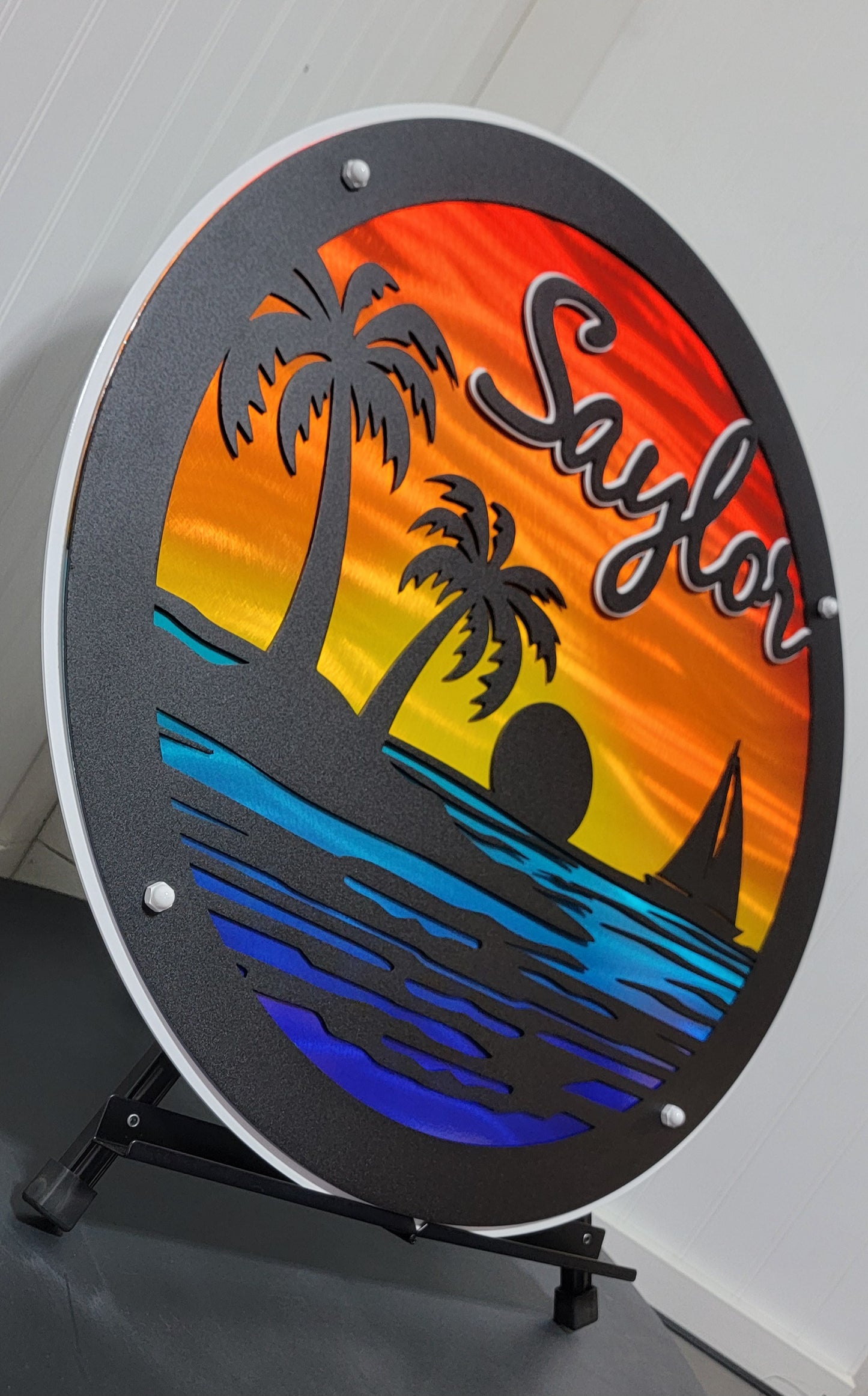 Sunset Palm
