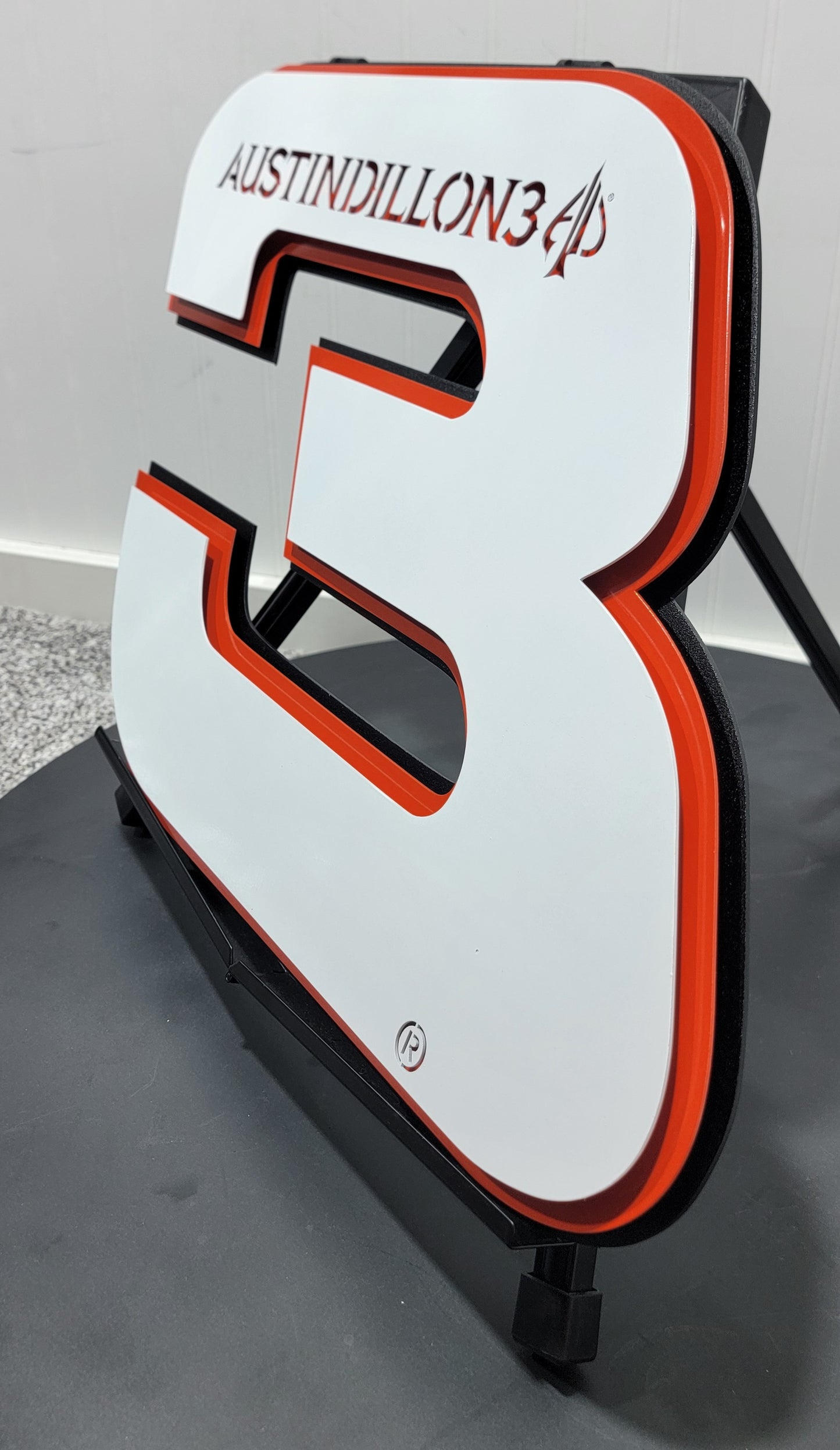 Premier Austin Dillon #3 Number Door Name Plate Cutout