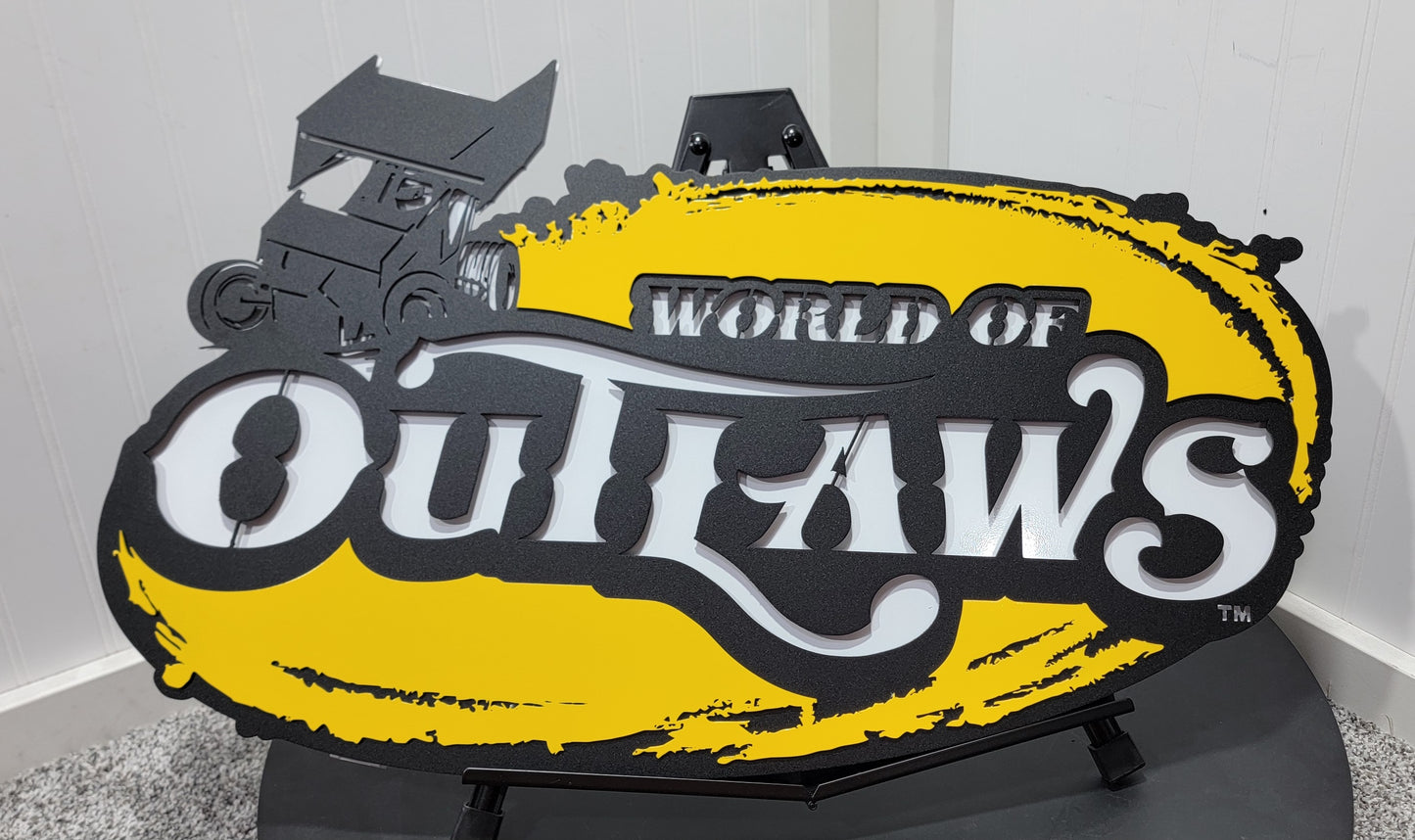 World Of Outlaws Sprint Car Series Premier Welded Logo