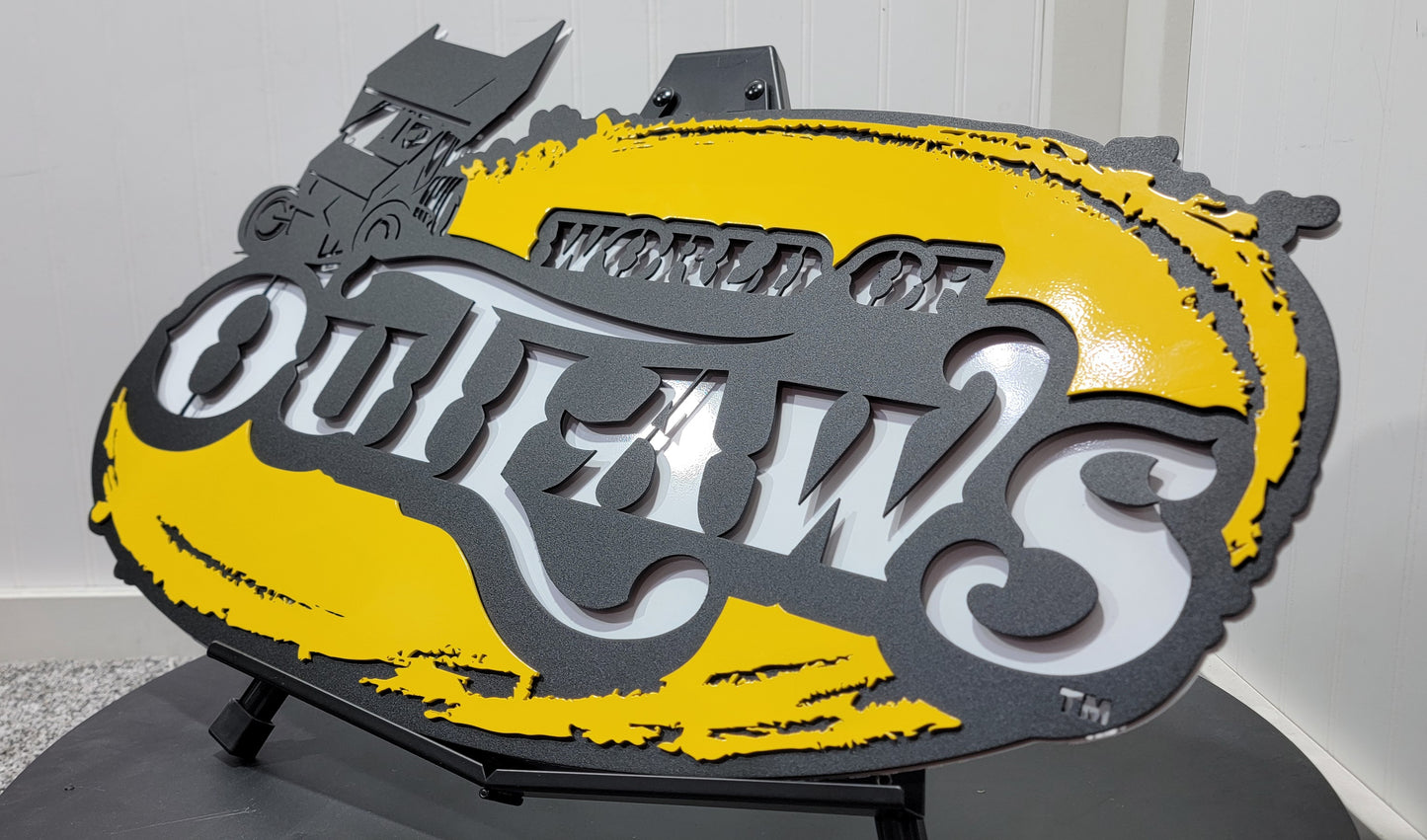 World Of Outlaws Sprint Car Series Premier Welded Logo