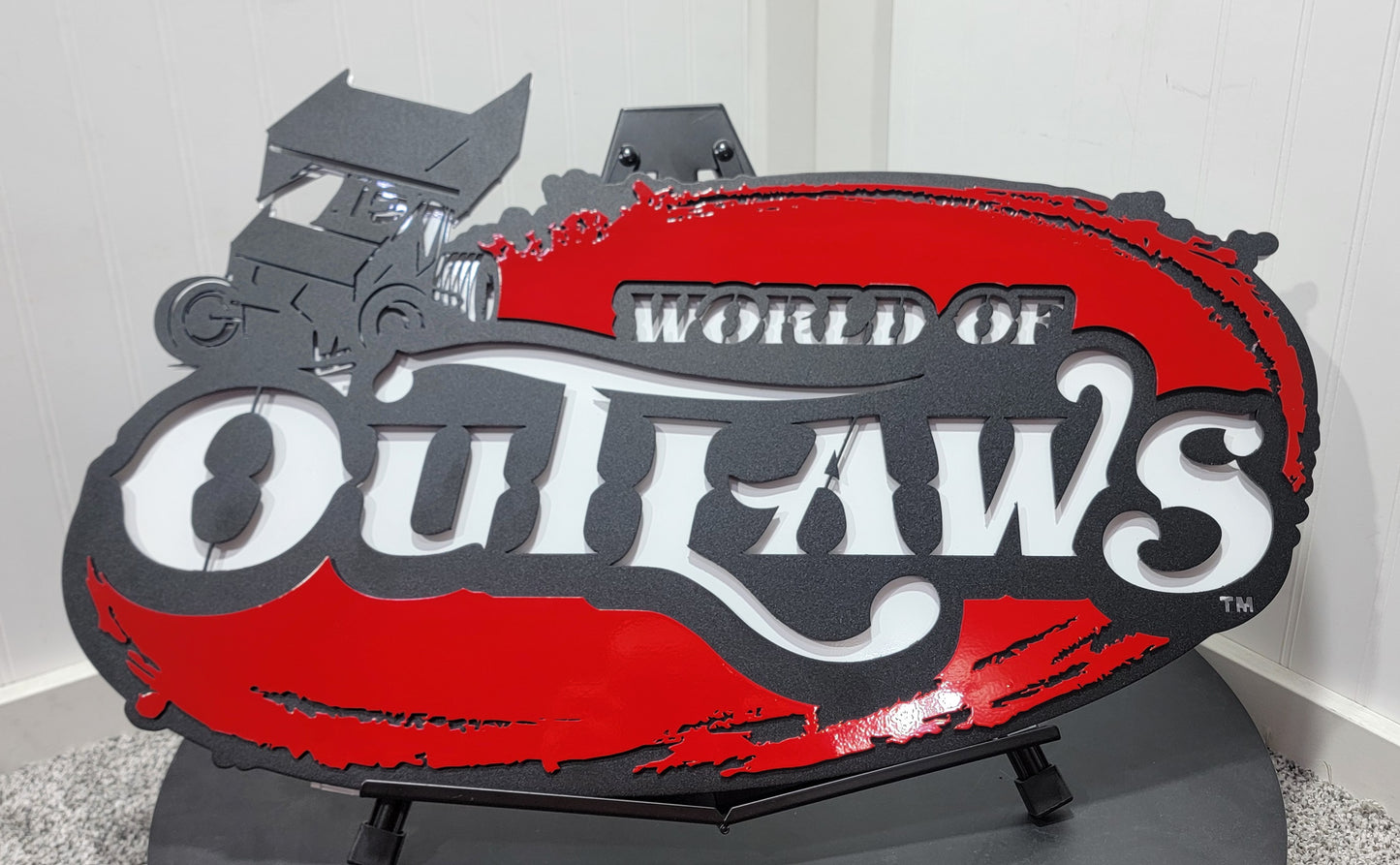 World Of Outlaws Sprint Car Series Premier Welded Logo
