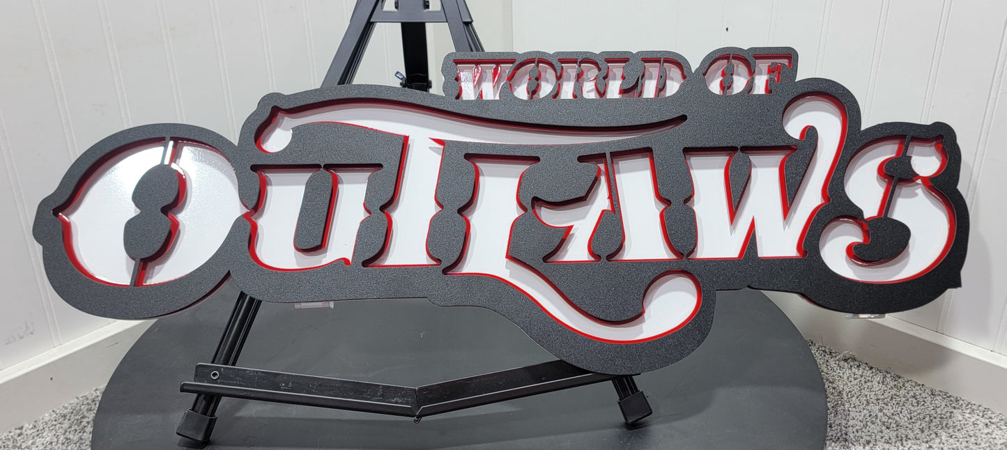 World of Outlaws Premier Welded Logo