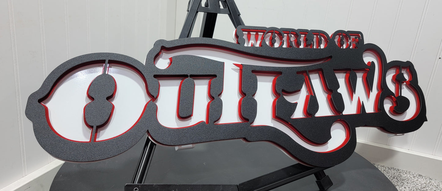 World of Outlaws Premier Welded Logo