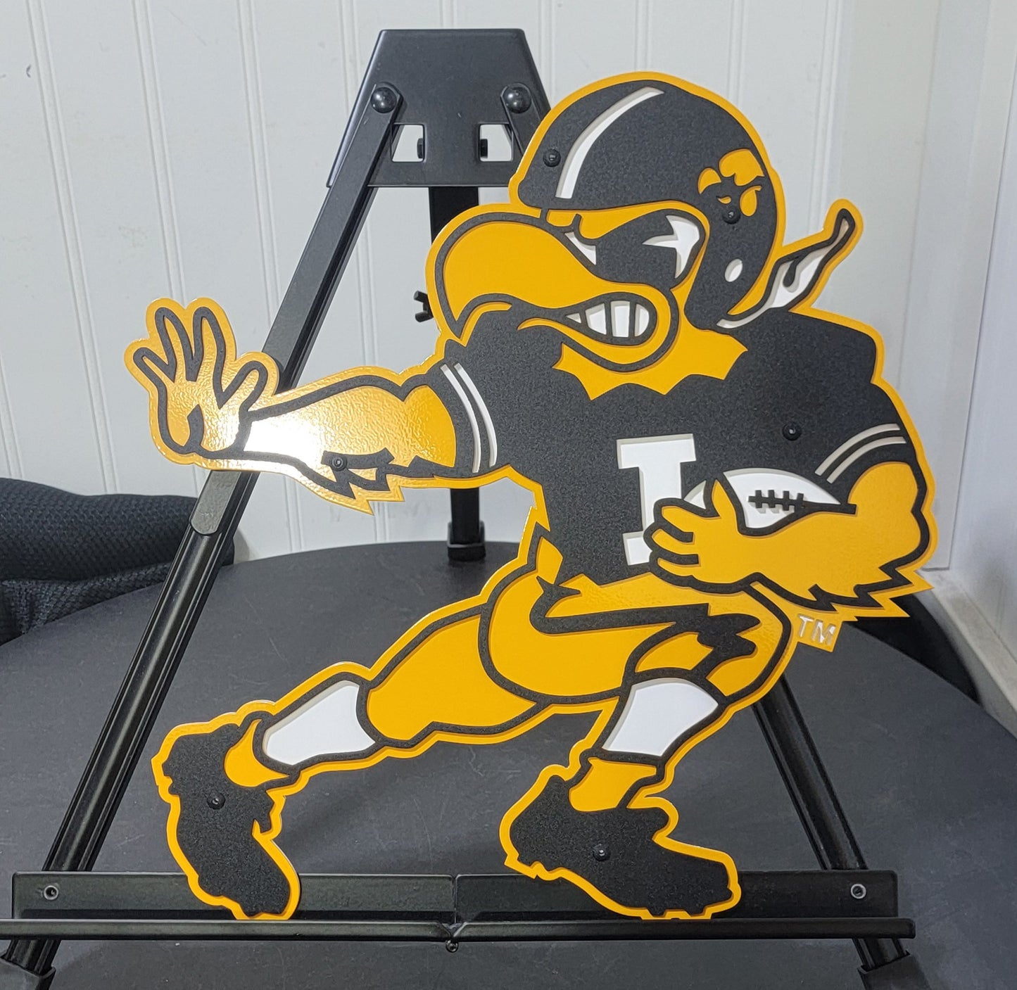 Iowa Hawkeyes Vintage Football Pose Herky