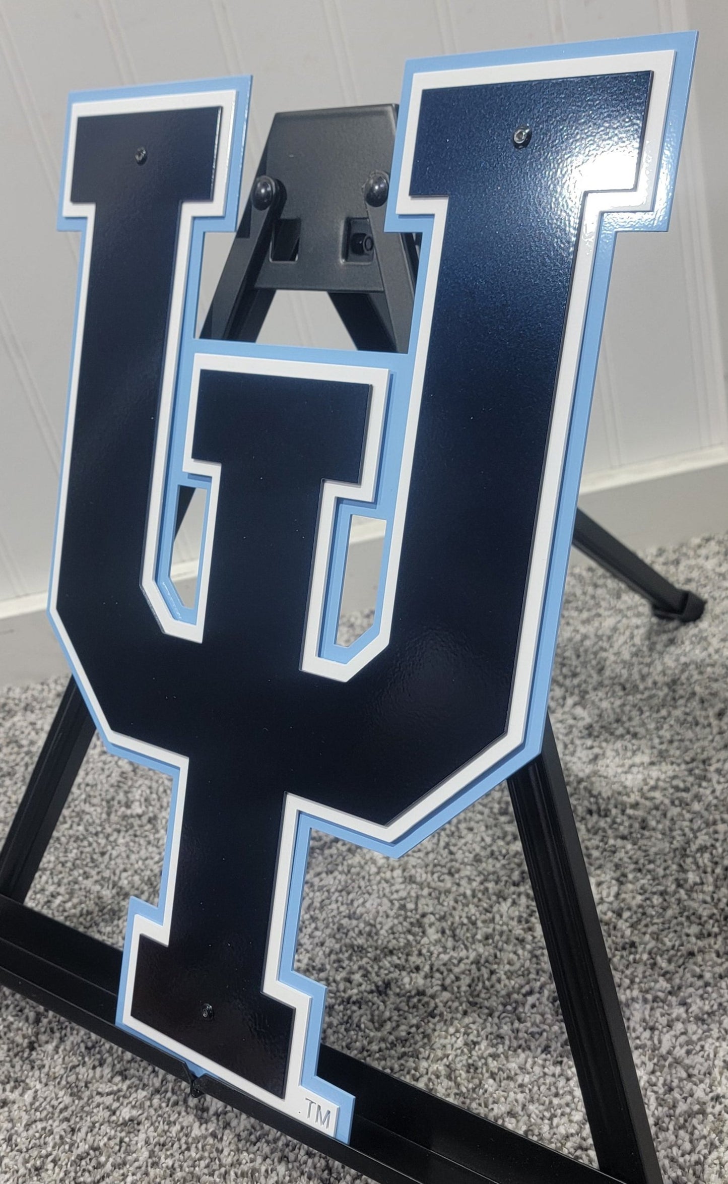 Upper Iowa Peacocks UP Logo Dorm Room Size