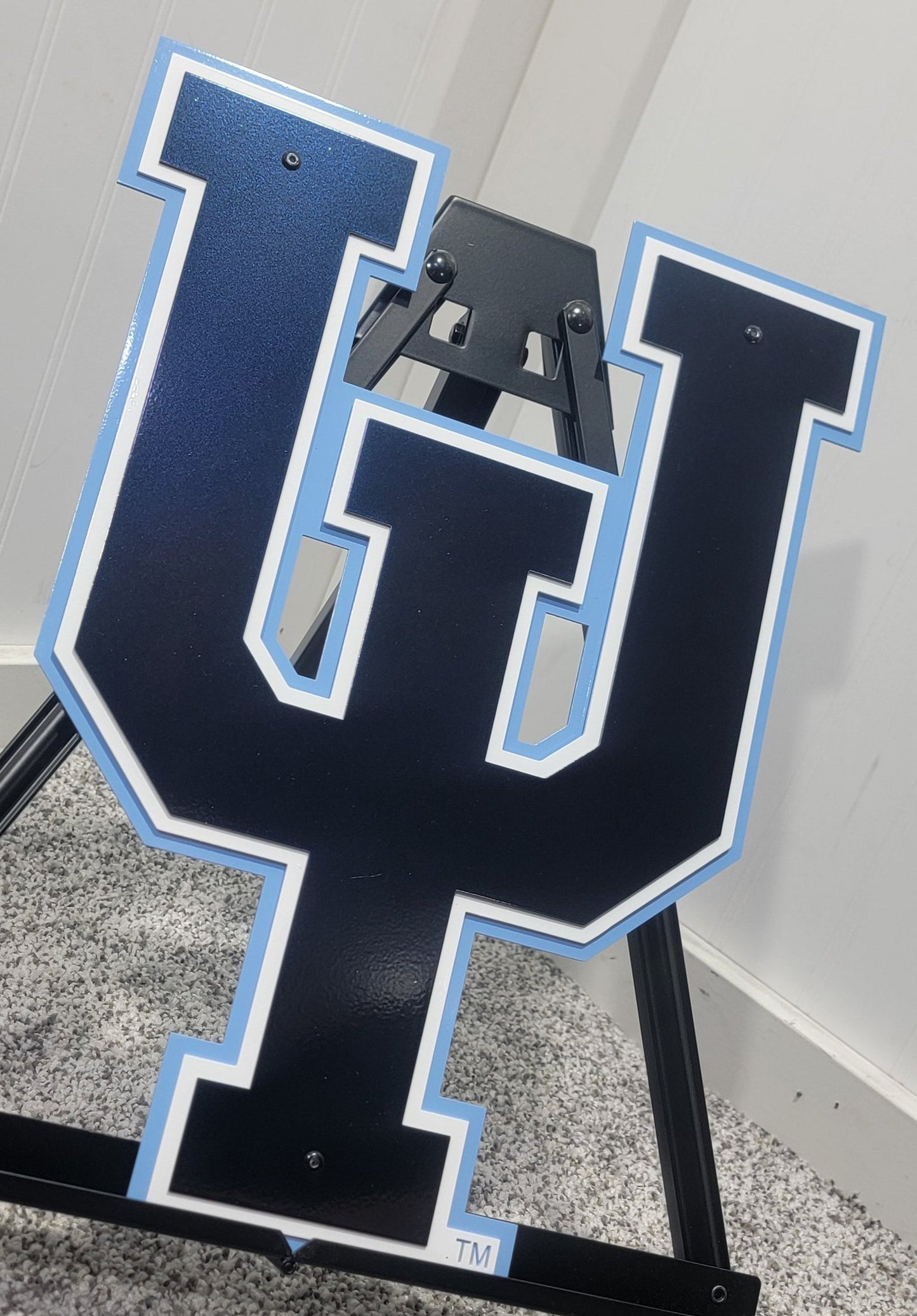Upper Iowa Peacocks UP Logo Dorm Room Size