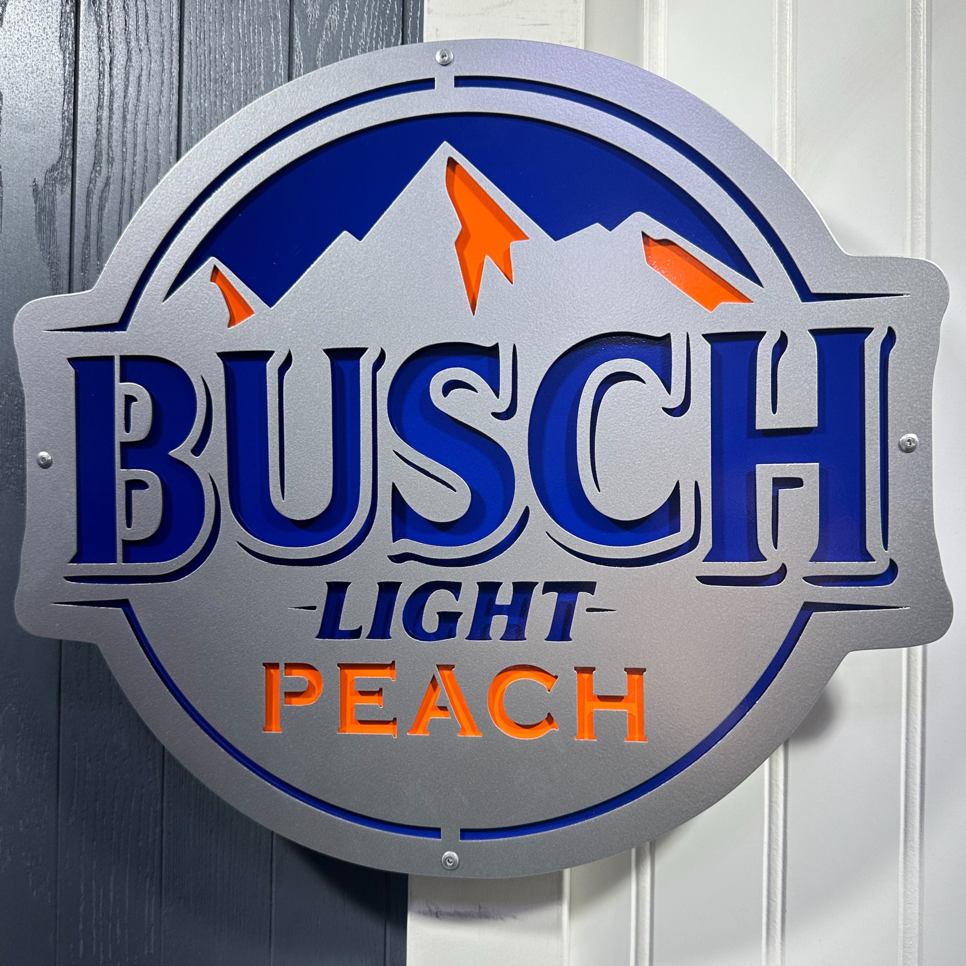 Wall Art Anheuser-Busch Busch Light Peach Logo
