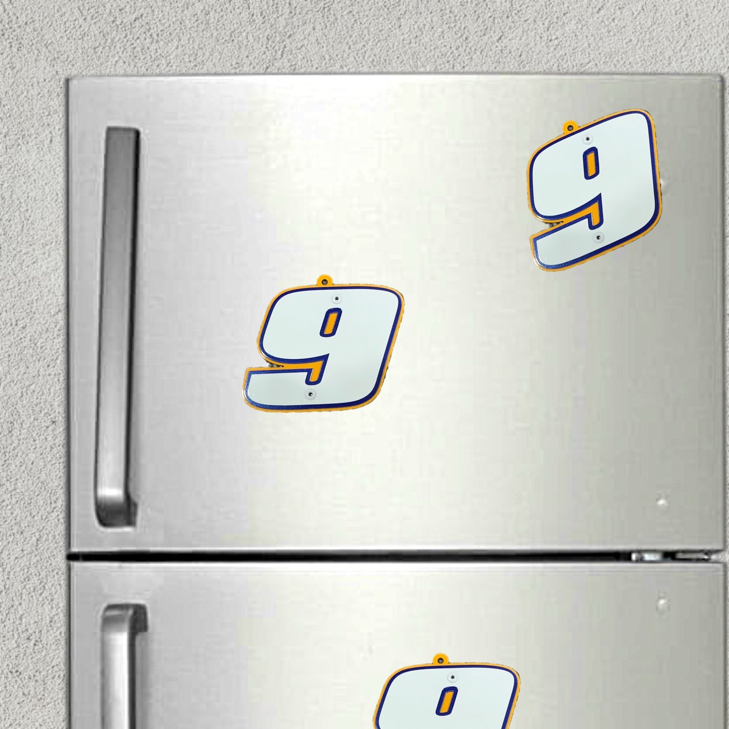 Chase Elliot #9 Magnet/Ornament On Fridge