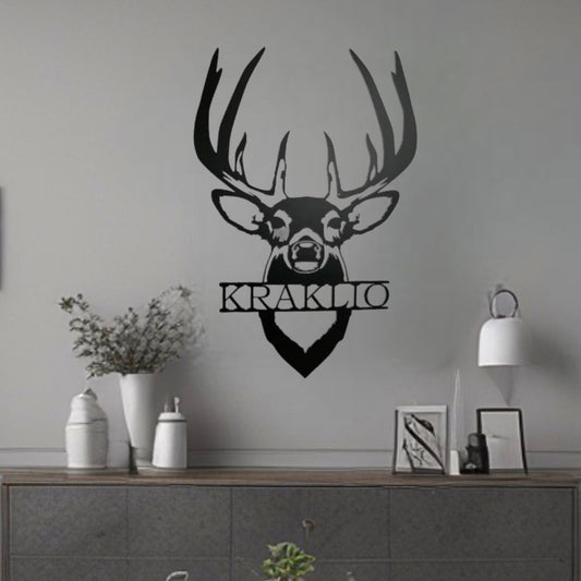 Wall Decor Deer Metal Art