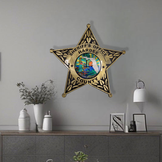 Wall Display Of Hardee County Sheriff's Office Star