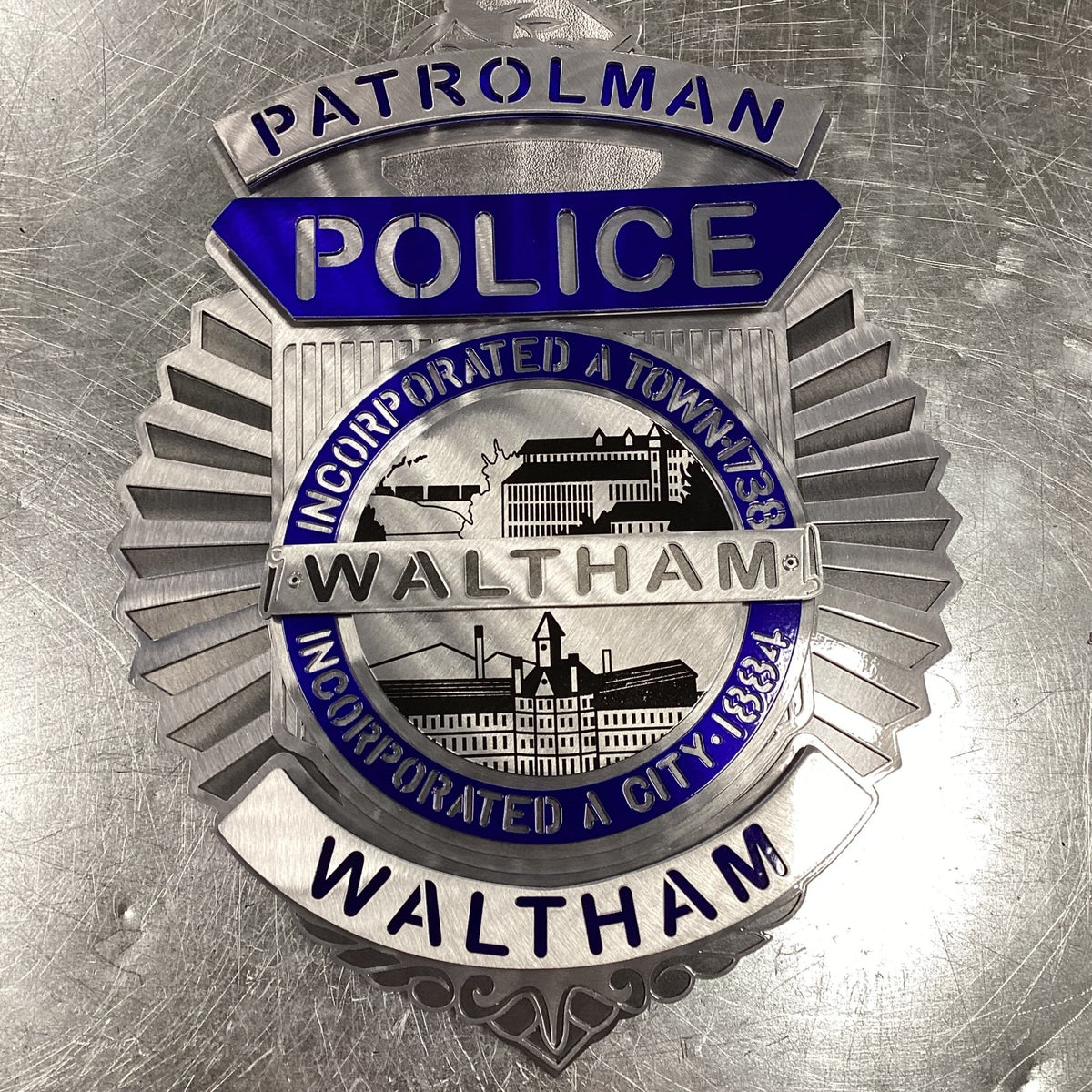 Waltham Police Badge