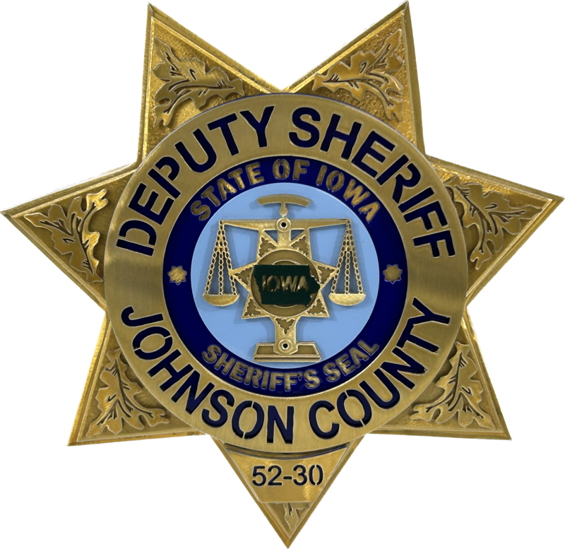Johnson County Iowa Deputy Sheriff Star