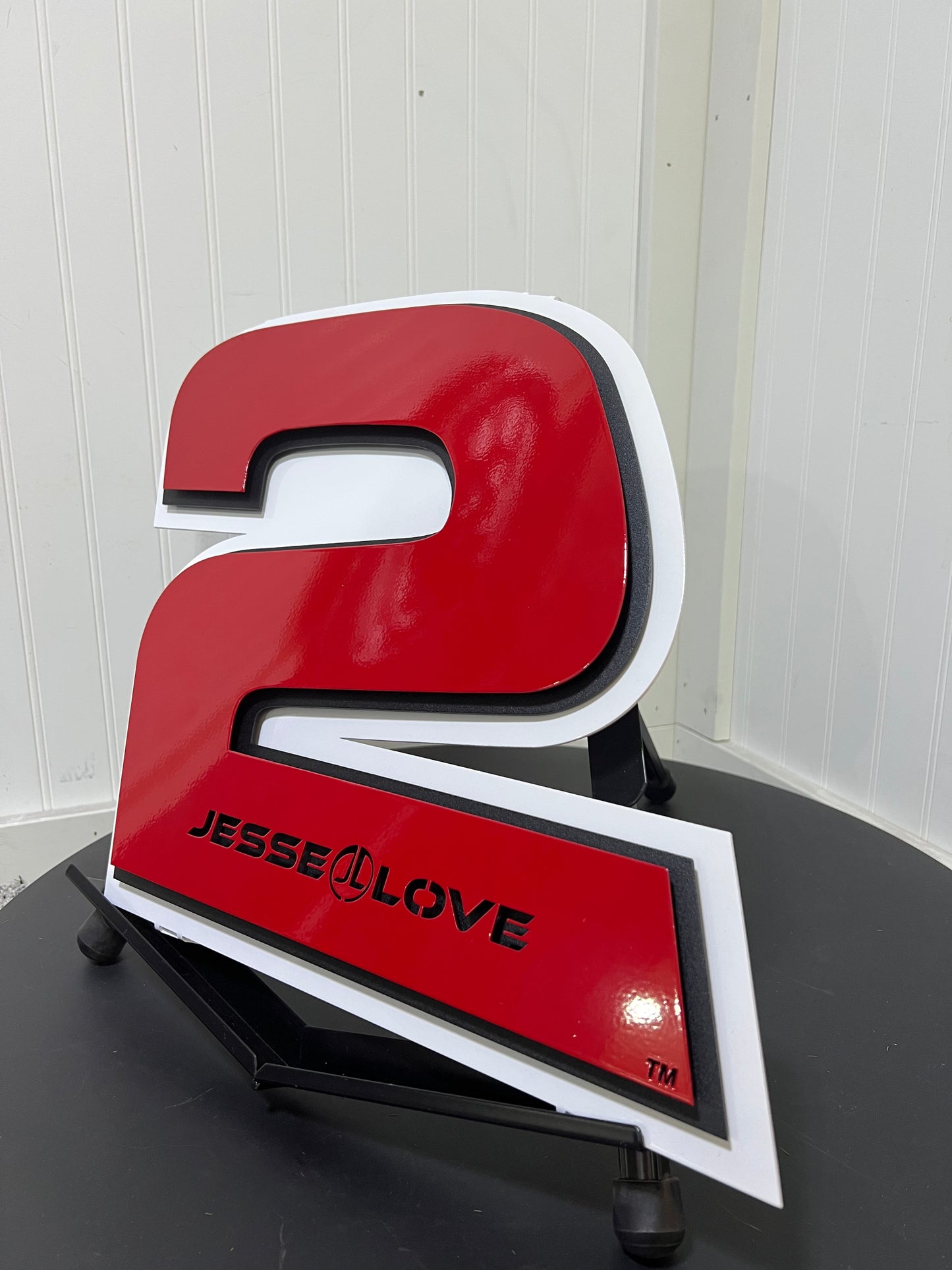 Premier Jesse Love #2 Number Door Name Plate Cutout