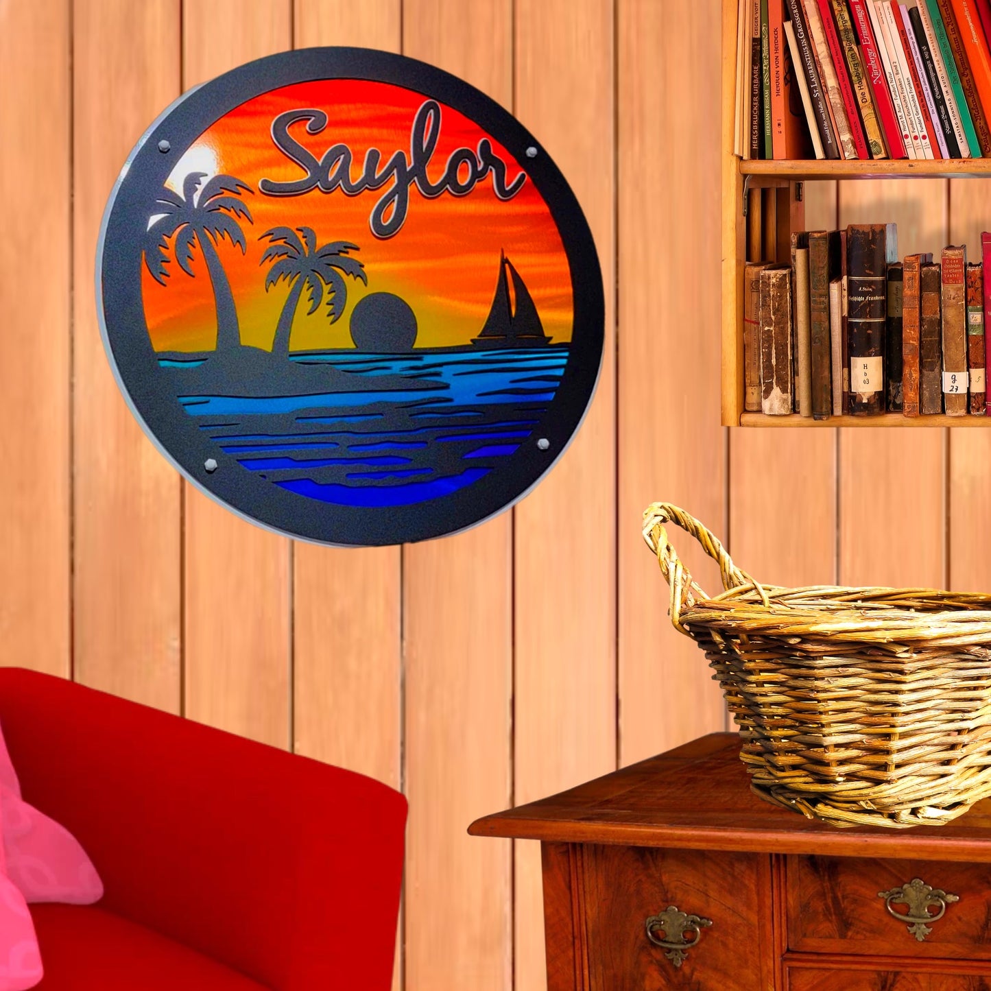Sunset Palm