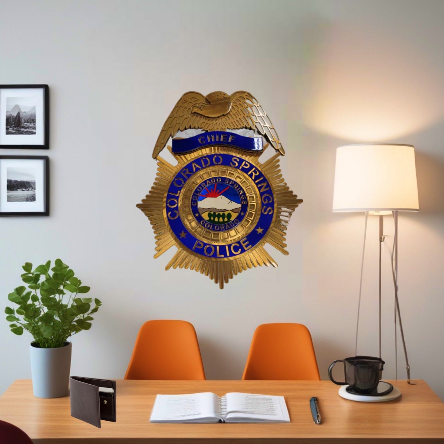 Colorado Police Chief Badge