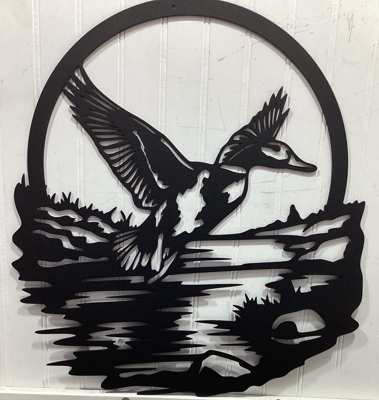 Duck Water Scene Monogram