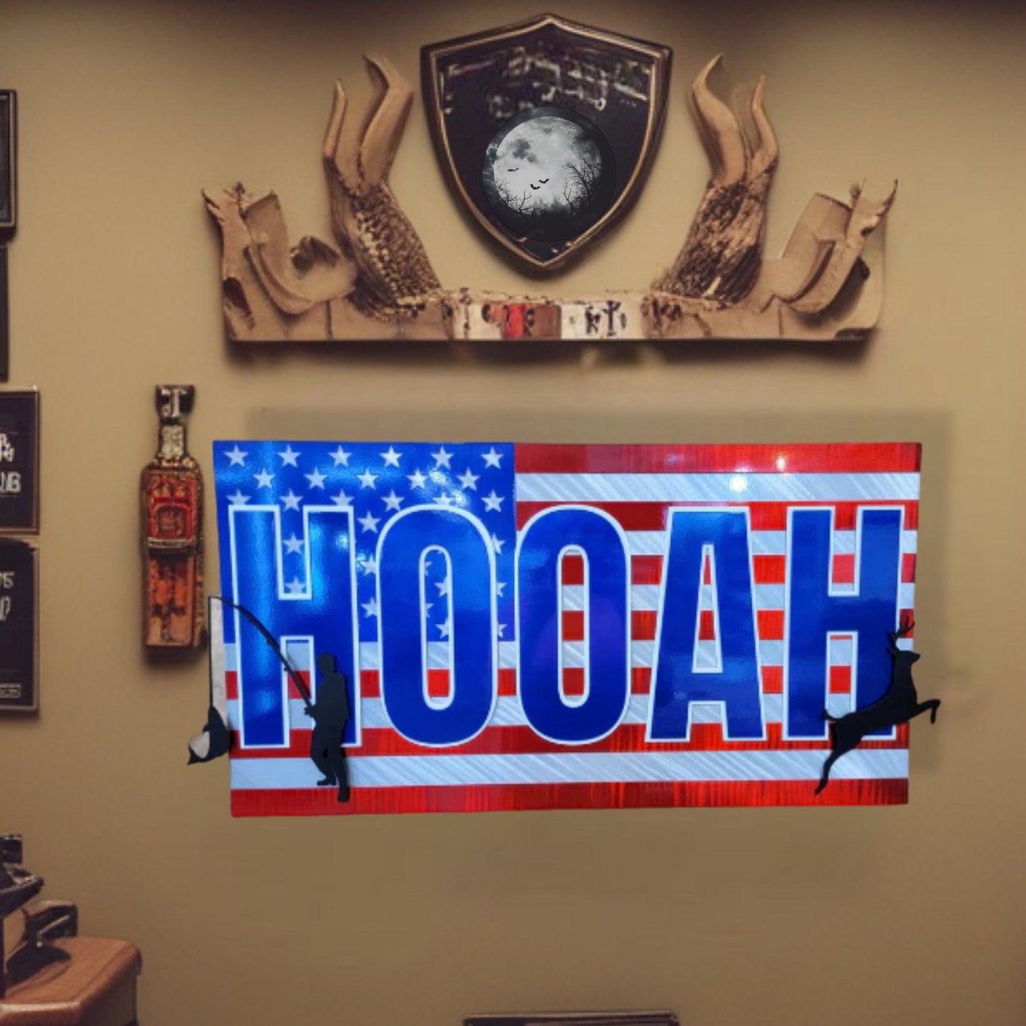 Hooah American Flag